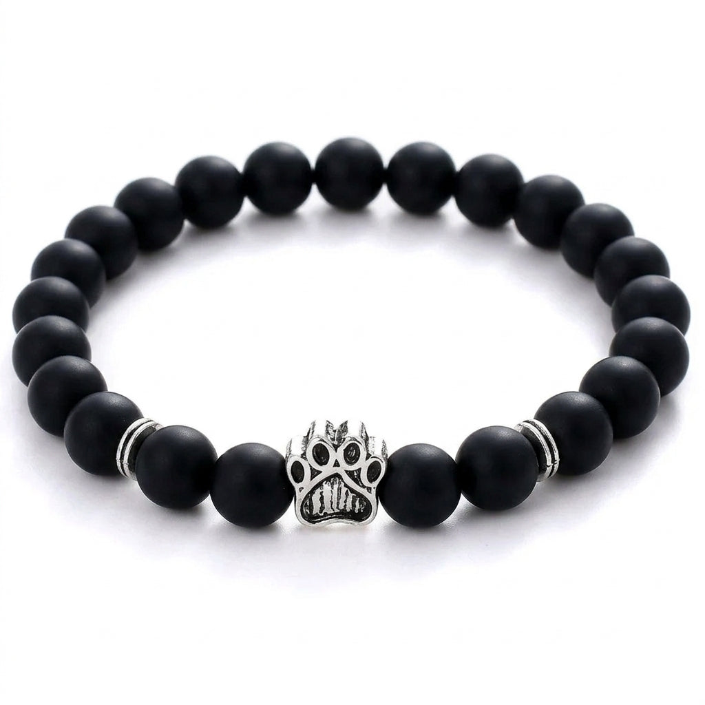 Zapestnica Črni diamant s pasjo tačko
